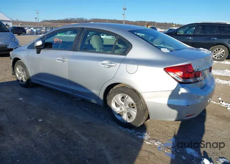 2013 Honda Civic Lx from USA, damaged, VIN 2HGFB2F58DH542615